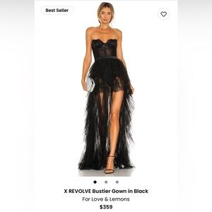 For Love And Lemons Bustier Gown